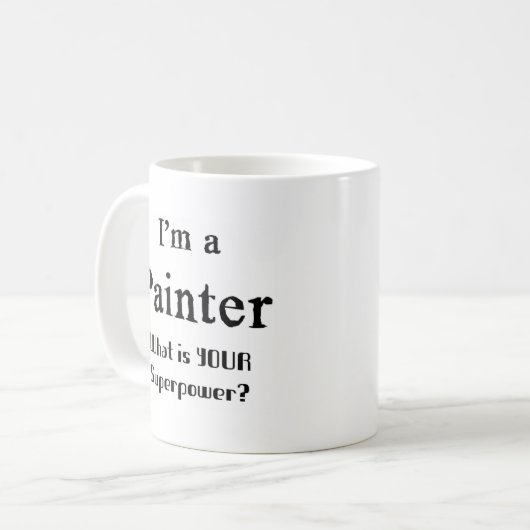 Malerin Kaffeetasse (Vorderseite Links)