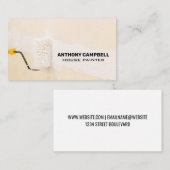 Malerin | Paint Roller Visitenkarte (Vorne/Hinten)