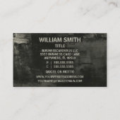 Malerin primitiv rustikal visitenkarte (Rückseite)