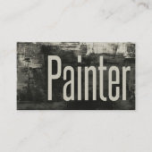 Malerin primitiv rustikal visitenkarte (Vorderseite)