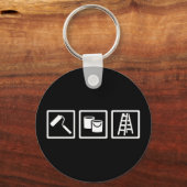 Malerin Schlüsselanhänger (Vorderseite)