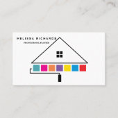 Malerin Visitenkarte (Vorderseite)