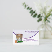 Malerin Visitenkarte (Stehend Vorderseite)