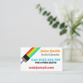 Malerin Visitenkarte (Stehend Vorderseite)