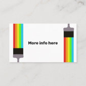 Malerin Visitenkarte (Rückseite)