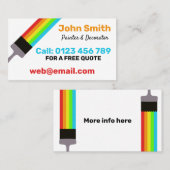 Malerin Visitenkarte (Vorne/Hinten)