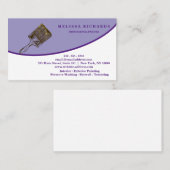 Malerin Visitenkarte (Vorne/Hinten)