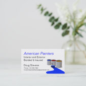 Malerin Visitenkarte (Stehend Vorderseite)