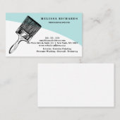 Malerin Visitenkarte (Vorne/Hinten)