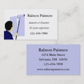 Malerin Visitenkarte (Vorne/Hinten)