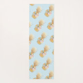 Malerisch Hawaiian Beach Mauna Lani Bay, Blue Yogamatte (Rückseite)