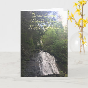 Malerisch, liebende Enkelin, Geburtstagskarte Karte