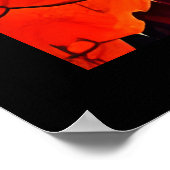 Malerische Ahornbäume im rustikalen Blätter Poster (Ecke)