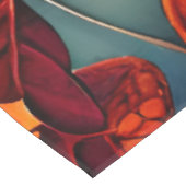 Malerische Ahornbäume im rustikalen Blätter Tischdecke (Schrägansicht)