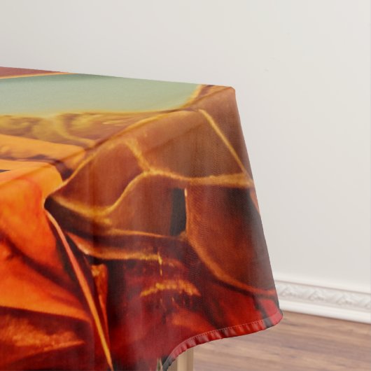 Malerische Ahornbäume im rustikalen Blätter Tischdecke (Beispiel)