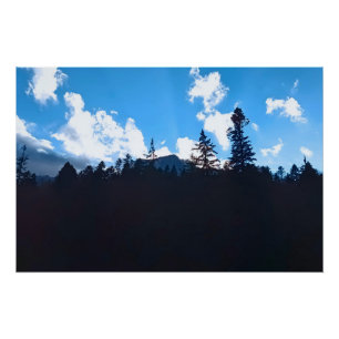 Malerische alpine Landschaft - Wilde Natur Rumänie Poster