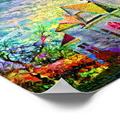 Malerische alte Kirchen Fotografische Kunst Poster (Ecke)