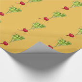 Malerische Aquarellbilderkunst Geschenkpapier (Ecke)