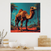 Malerische Arabische Wüste für Wohndekoration & Ge Poster (Küche)