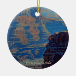 Malerische Aussicht auf den Canyonland Nationalpar Keramik Ornament