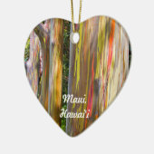 Malerische Bäume und Bambuswälder, Maui Keramikornament (Links)