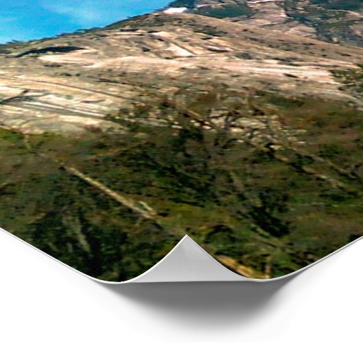 Malerische Berge Poster (Ecke)