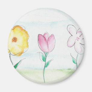 Malerische Blume Art Magnet