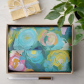 Malerische Blume Kunst Farben Sommer Blumenspass Seidenpapier (Geschenk)
