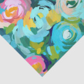 Malerische Blume Kunst Farben Sommer Blumenspass Seidenpapier (Ausschnitt)