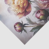 Malerische Blush-Pfingstrose-Decoupage Seidenpapier (Ausschnitt)