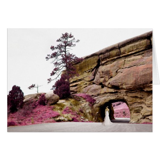 malerische Braut: eleganter Tunnel (Vorderseite (Horizontal))