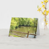 malerische Brücke Karte (Gelbe Blume)