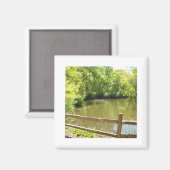 malerische Brücke Magnet (Vorderseite/Rückseite)