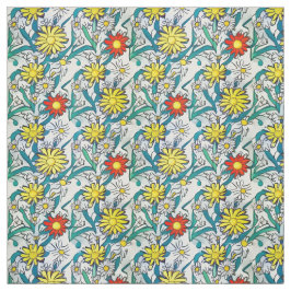 Malerische Daisies Moderner Pop Kunst Stoff