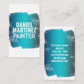Malerische Dienste Gradienten Wand gemalt Visitenkarte (Vorne/Hinten)