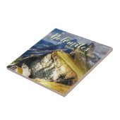 Malerische Dolomiten Südtirol Italien Fliese (Seite)