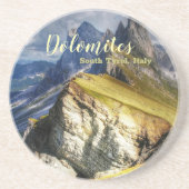 Malerische Dolomiten Südtirol Italien Getränkeuntersetzer (Vorne)