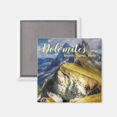 Malerische Dolomiten Südtirol Italien Magnet (Vorderseite/Rückseite)