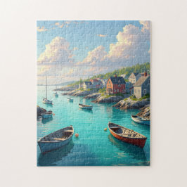 Malerische Fischerbucht Puzzle