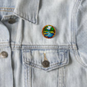Malerische Fluss- und Waldlandschaft Button (Beispiel)