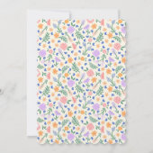 Malerische Folklorekunst Einladung (Rückseite)