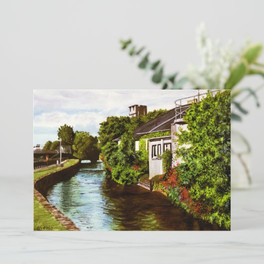 Malerische Galway City Irland Canal View (Stehend Vorderseite)