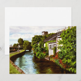 Malerische Galway City Irland Canal View