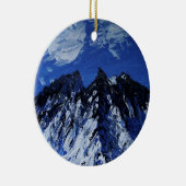 Malerische Gebirgskunst Keramik Ornament (Rechts)