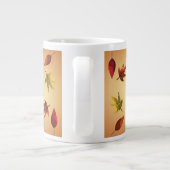 Malerische Herbstblätter Jumbo-Tasse (Rückseite)