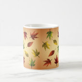Malerische Herbstblätter Kaffeetasse (Mittel)