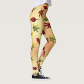 Malerische Herbstblätter Leggings (Rechts)