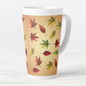 Malerische Herbstblätter Milchtasse (Rechte Ecke)