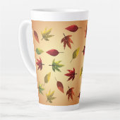 Malerische Herbstblätter Milchtasse (Linke Ecke)