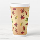 Malerische Herbstblätter Milchtasse (Vorderseite)